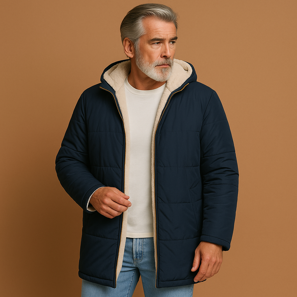 Milo™ | Warm casual long jacket