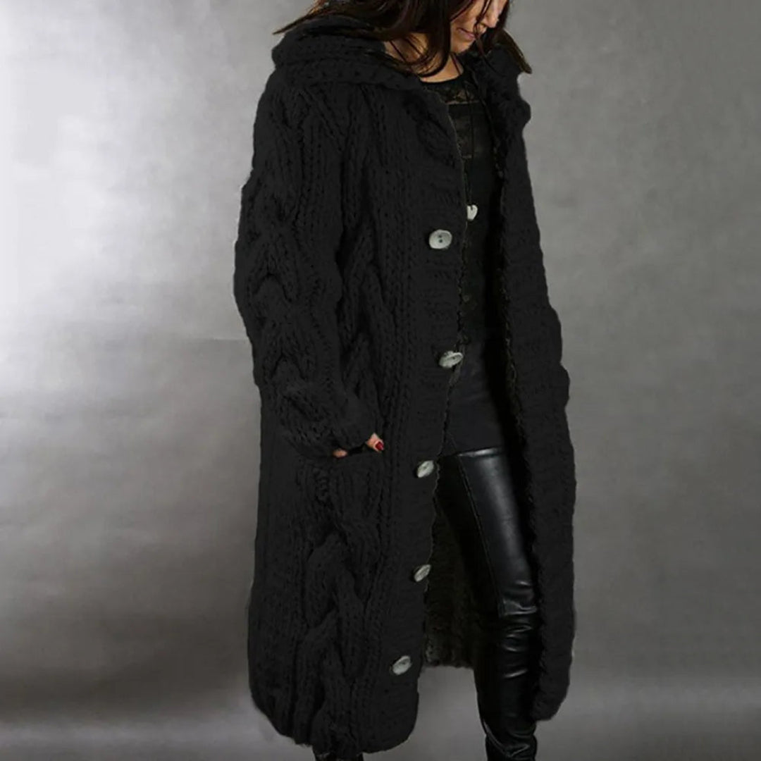 Lora™ | Thick Knitted Coat