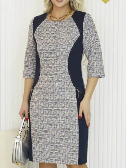 Lysa™ | Stylish Patterned Midi Dress