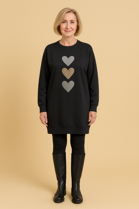 Nara™ | Casual long sweatshirt dress