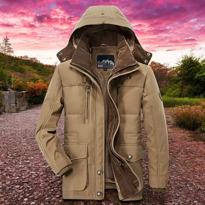 Carlsson™ | Cargojacka med flera fickor för män