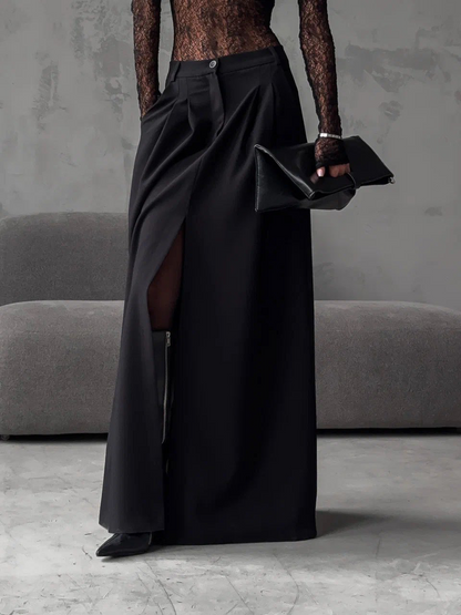 Lioréa™ | Chic pleated long skirt