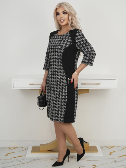 Lysa™ | Stylish Patterned Midi Dress