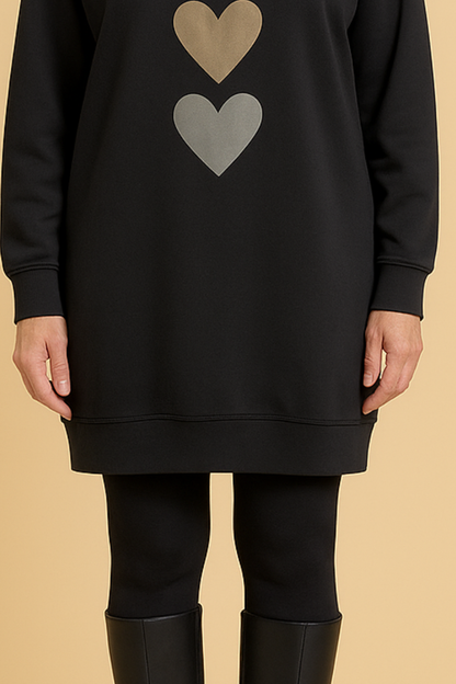 Nara™ | Casual long sweatshirt dress