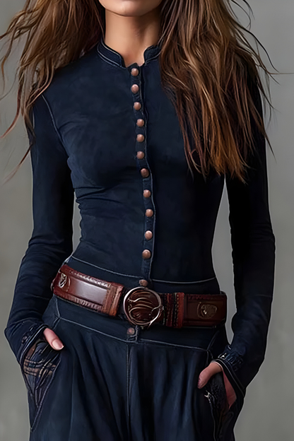 Sira™ | Elegant Vintage Maxi Dress