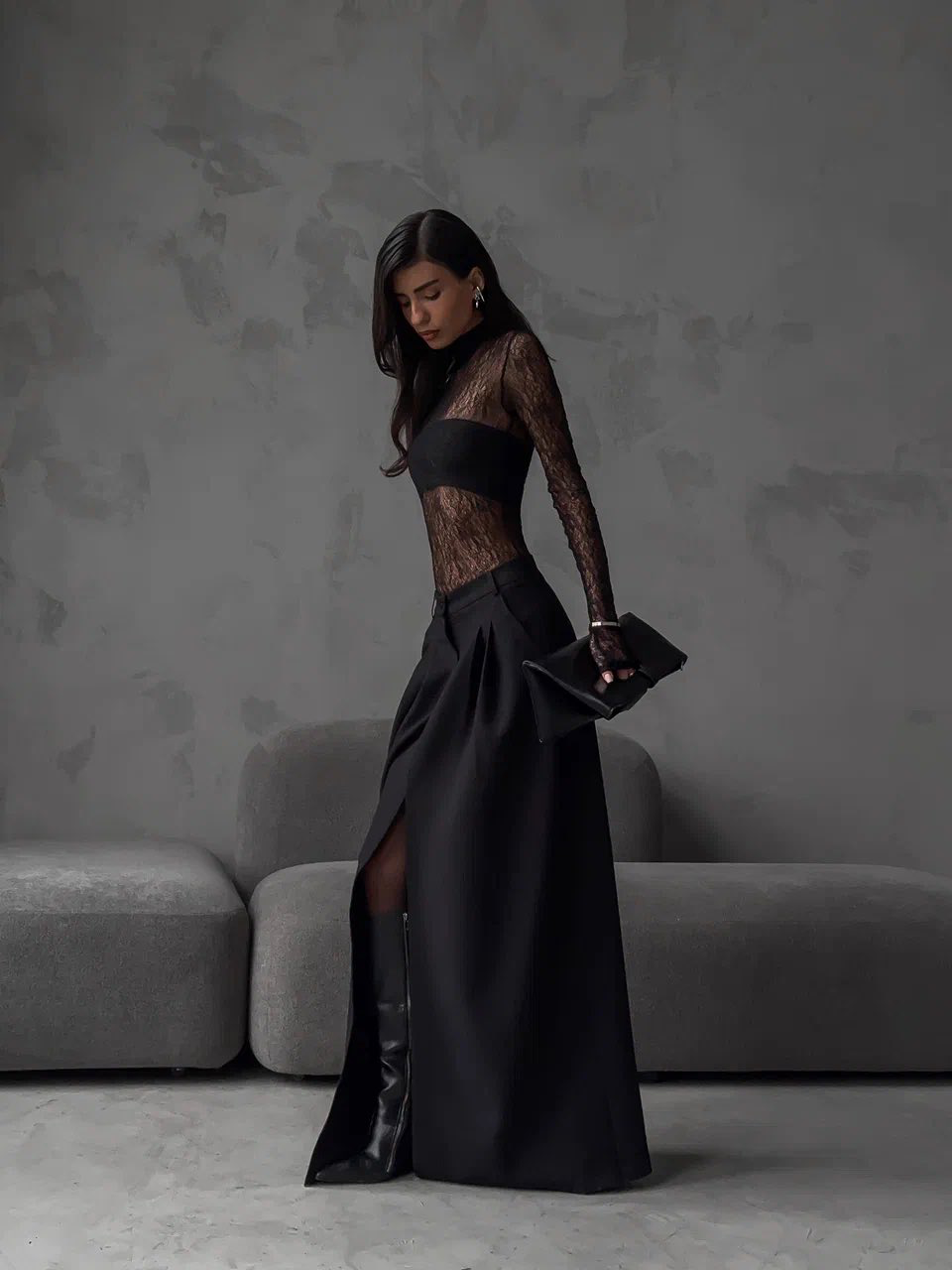 Lioréa™ | Chic pleated long skirt