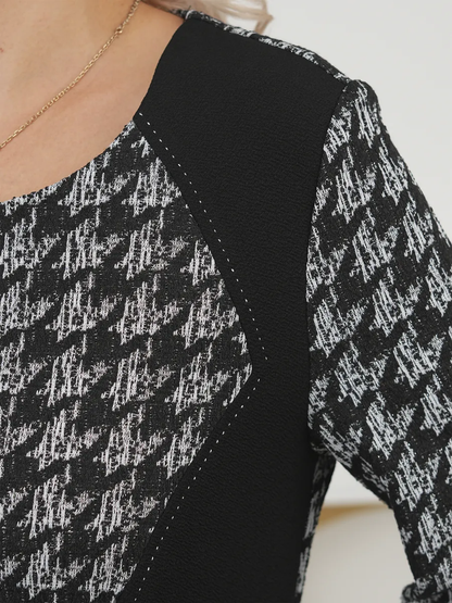 Lysa™ | Stylish Patterned Midi Dress