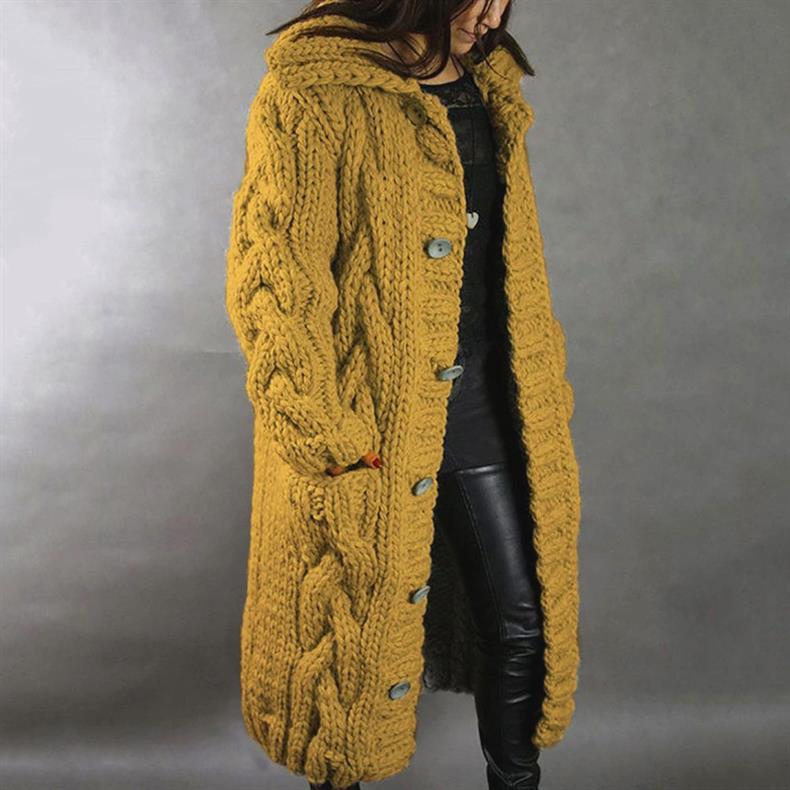 Lora™ | Thick Knitted Coat