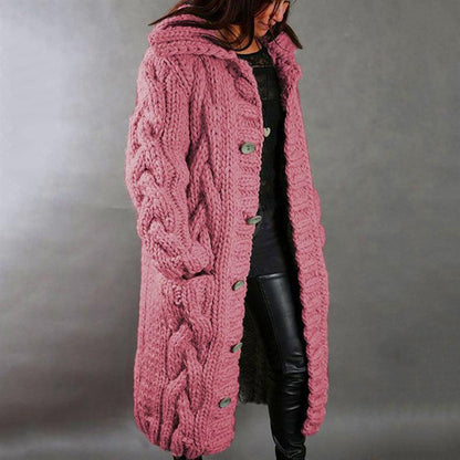 Lora™ | Thick Knitted Coat