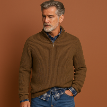 Warm wool sweater for men | Lars