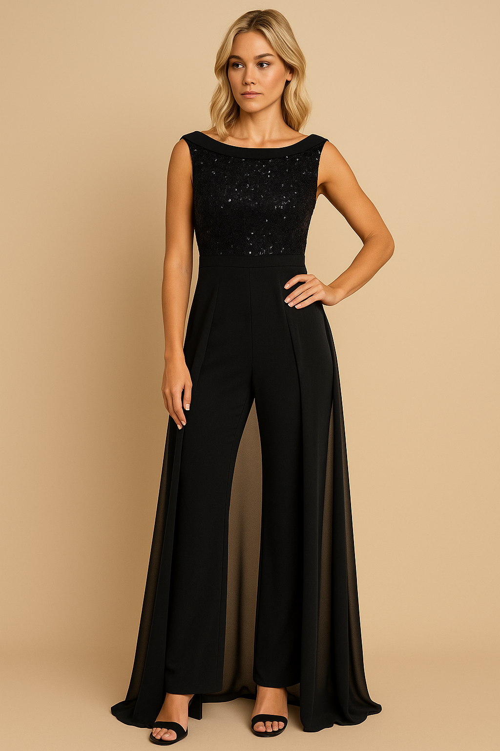 Louna™ | Stylish sleeveless jumpsuit
