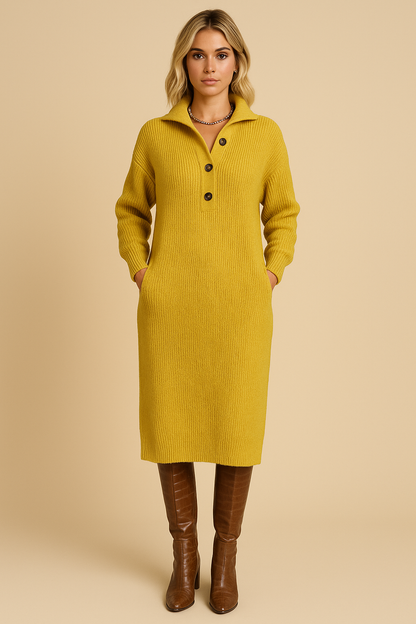 Norlyn™ | Chic ribbed midi dress