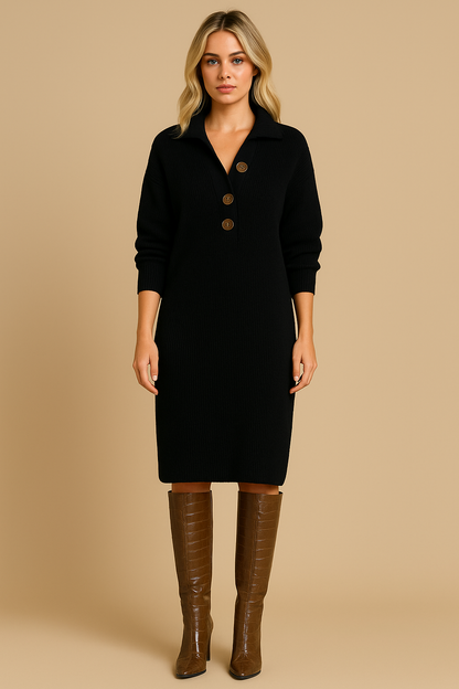 Norlyn™ | Chic ribbed midi dress