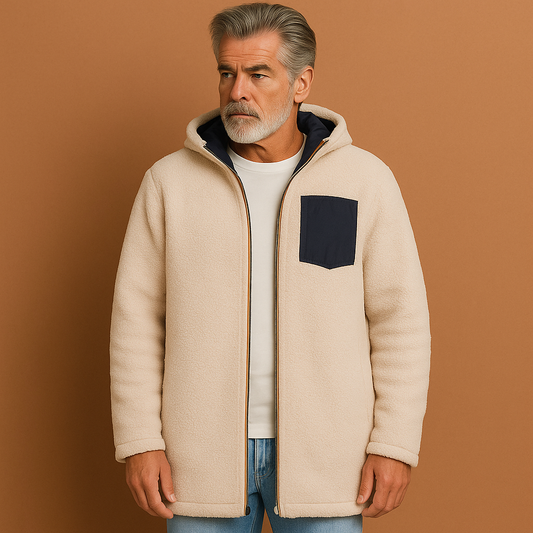 Milo™ | Warm casual long jacket