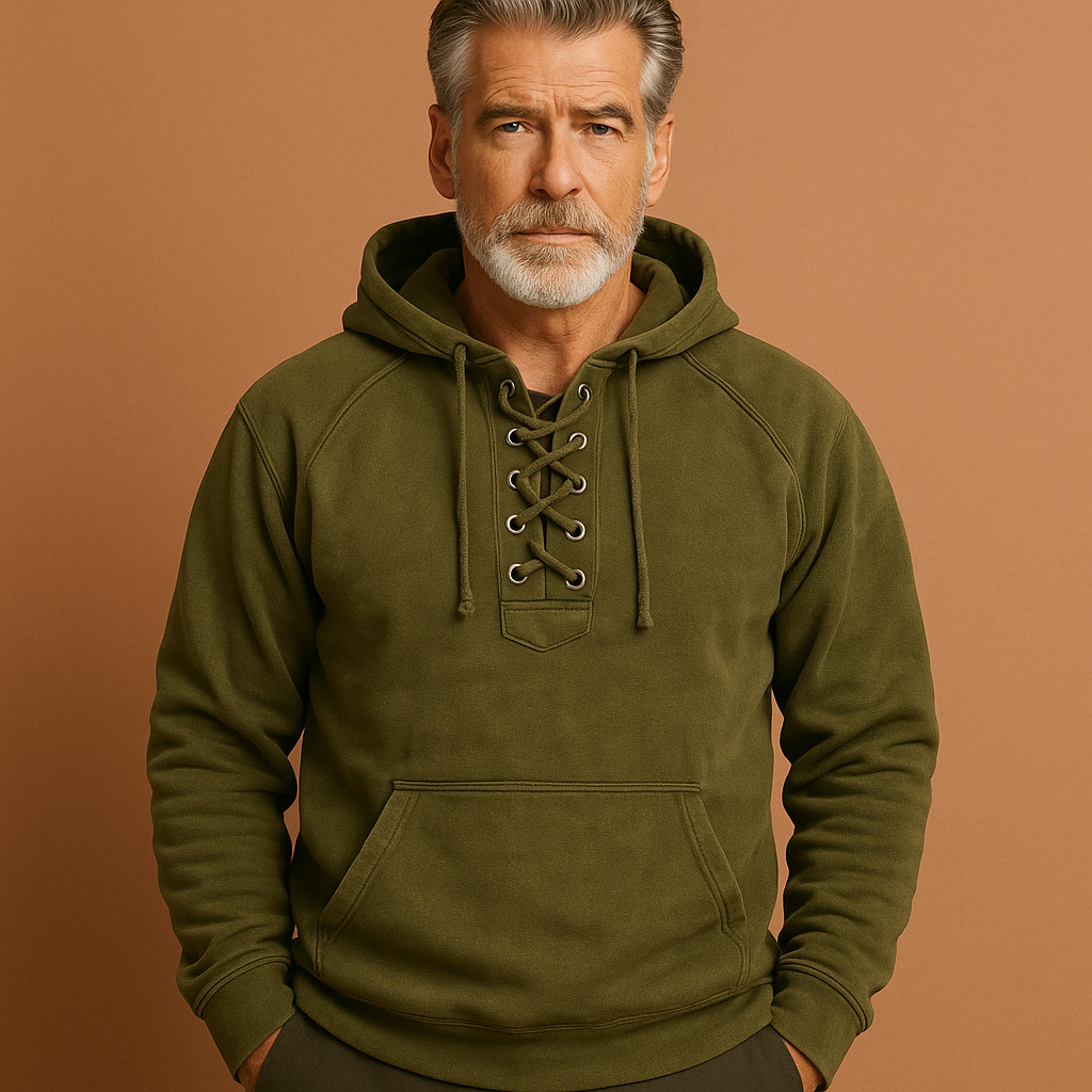 Lorin™ | Bold lace-up hoodie jacket