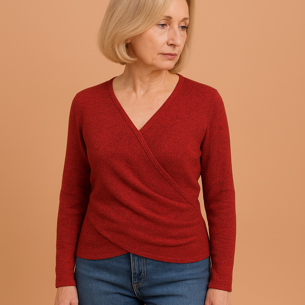 Aliné™ | Soft shimmer knit top