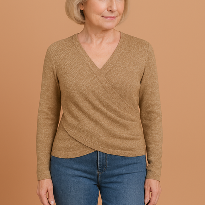 Aliné™ | Soft shimmer knit top