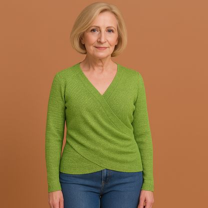 Aliné™ | Soft shimmer knit top