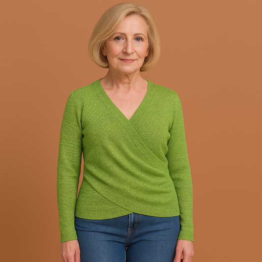 Aliné™ | Soft shimmer knit top