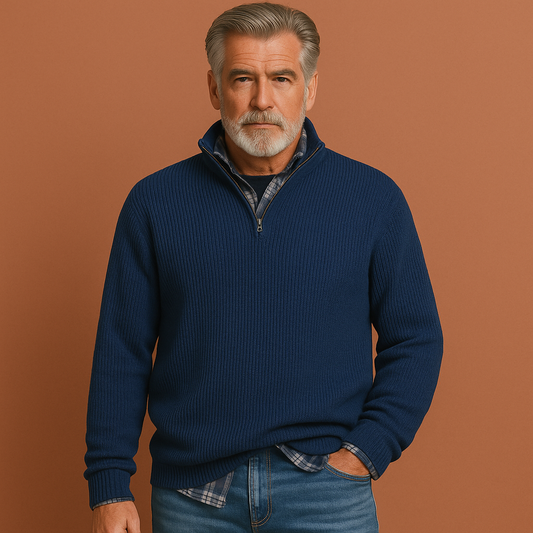 Warm wool sweater for men | Lars