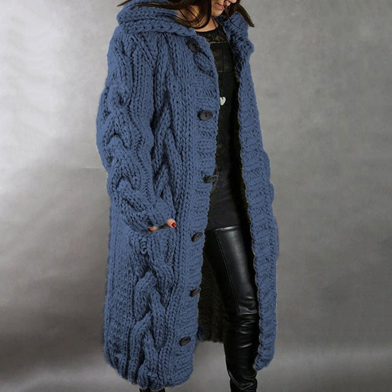 Lora™ | Thick Knitted Coat