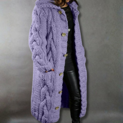 Lora™ | Thick Knitted Coat