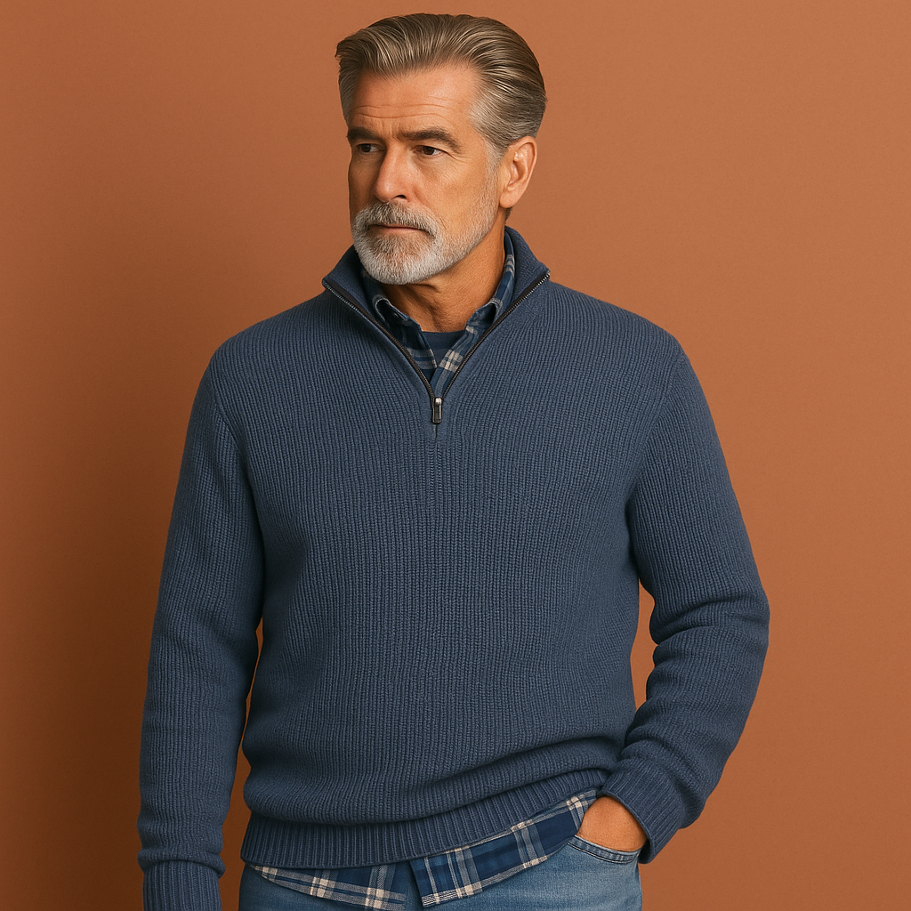 Warm wool sweater for men | Lars