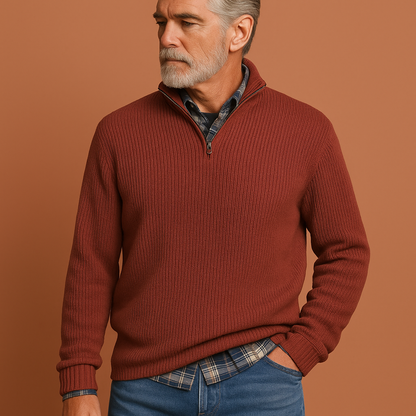 Warm wool sweater for men | Lars