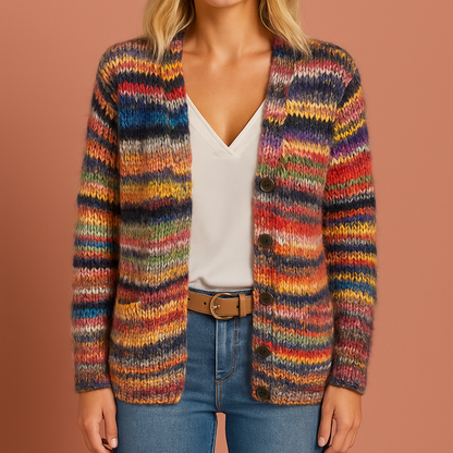 Trendy vest with modern color design for women | Yvette